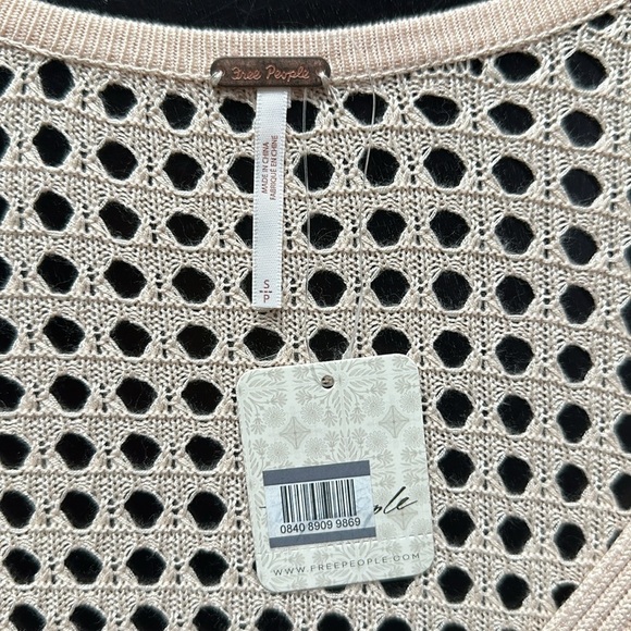 Free people starlight lightweight spring/summer sweater SZ S - Picture 5 of 9